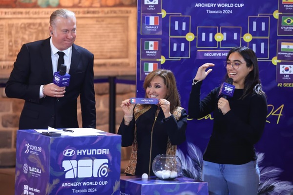 Realizan Sorteo de la final de la Copa del Mundo de Tiro con Arco Tlaxcala 2024