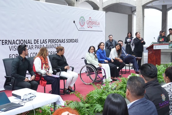 Se conmemora en el Congreso del Estado el Día Internacional de las Personas Sordas