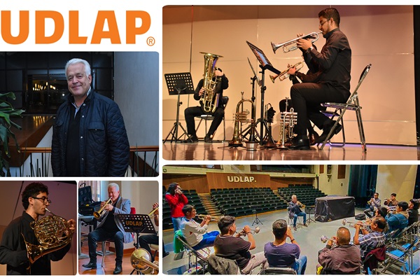 UDLAP | Realizan el Primer Festival de Trompeta junto con el quinteto de metales Braxican Brass