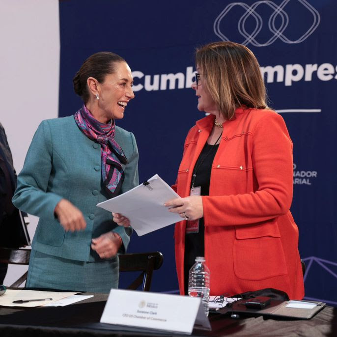 Presidenta Claudia Sheinbaum celebra inversión inicial de empresas estadounidenses en México por más de 20 mil mdd para 2025