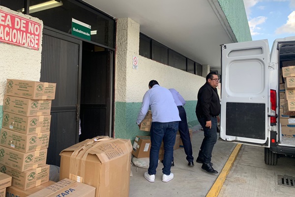 Abastecen con más de 21 mil 676 piezas de material de curación al Hospital IMSS-Bienestar de Tzompantepec