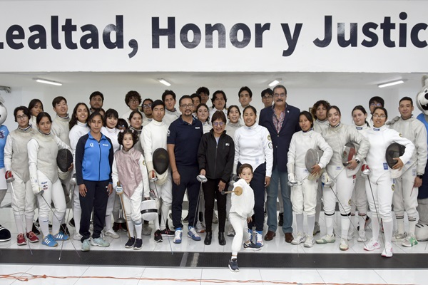 BUAP | Inaugura la Rectora Lilia Cedillo Ramírez Sala de Armas para esgrima