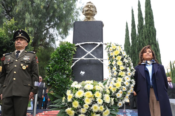 Encabeza gobernadora de Tlaxcala ceremonia del 114 Aniversario del inicio de la Revolución Mexicana