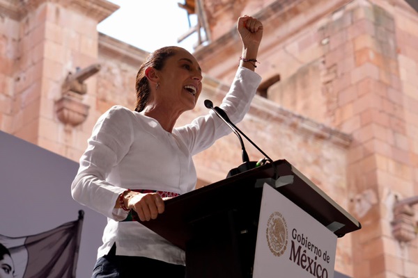 Entre todas y todos vamos a transformar el Poder Judicial: Claudia Sheinbaum desde Zacatecas