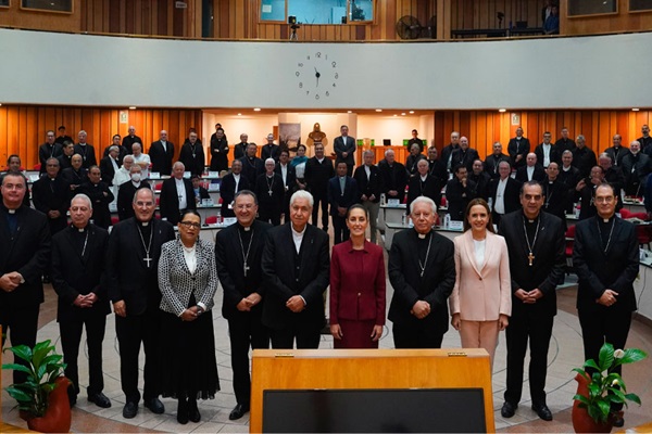 Episcopado Mexicano sostiene encuentro con la presidenta Claudia Sheinbaum