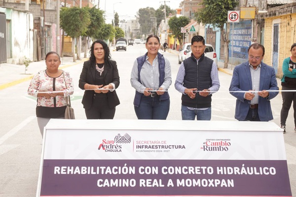 Inaugura Lupita Cuautle Torres calle rehabilitada en la colonia Lázaro Cárdenas