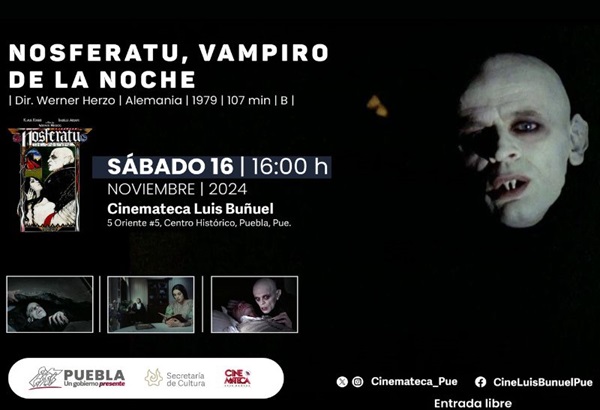 No te pierdas el ciclo "Clásicos del Terror" en La Cinemateca “Luis Buñuel”, del 9 al 30 de noviembre