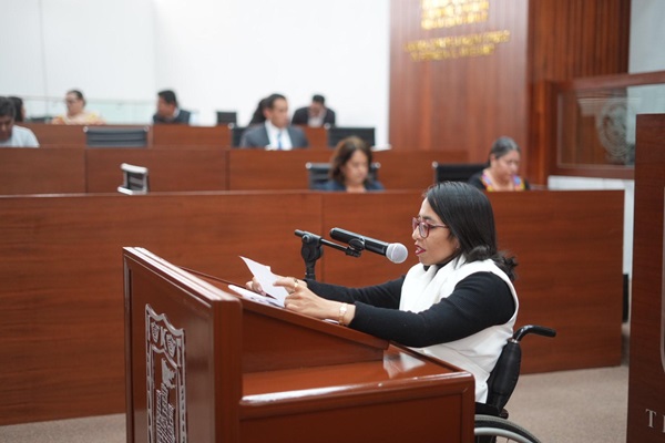 Presenta diputada Gabriela Hernández iniciativa para expedir la Ley de la Comisión Estatal de Derechos Humanos de Tlaxcala