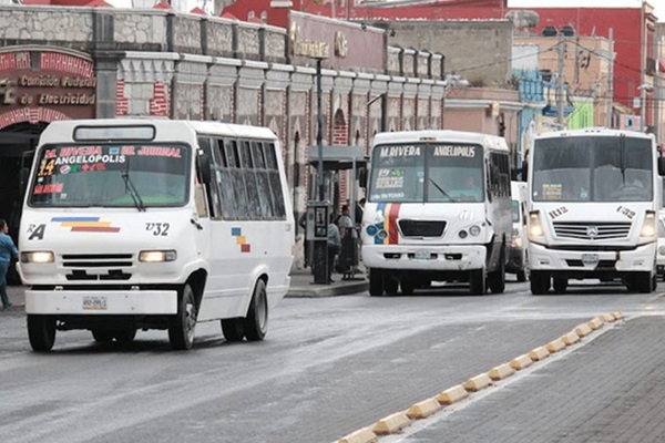 Concesionarios convocan a paro de transporte público este 2 de diciembre en Puebla