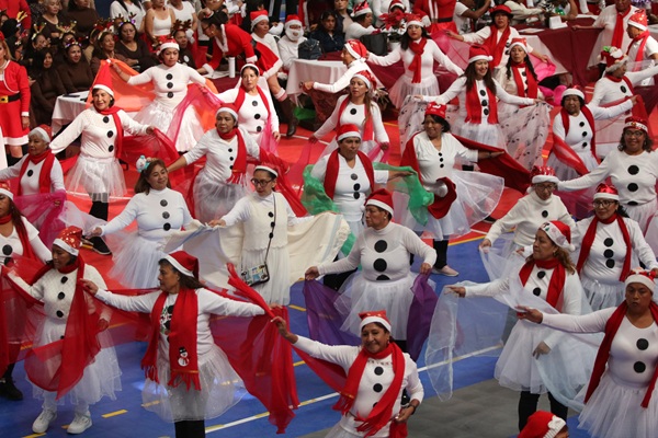 El Instituto Municipal del Deporte de Puebla realizó el Festival de Activación Física Navideño