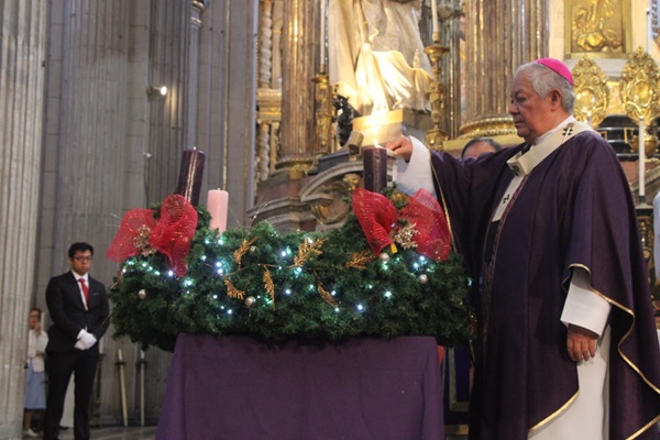 "El mal no está por encima de los hombres ni del bien", advierte arzobispo de Puebla al inicio del Adviento