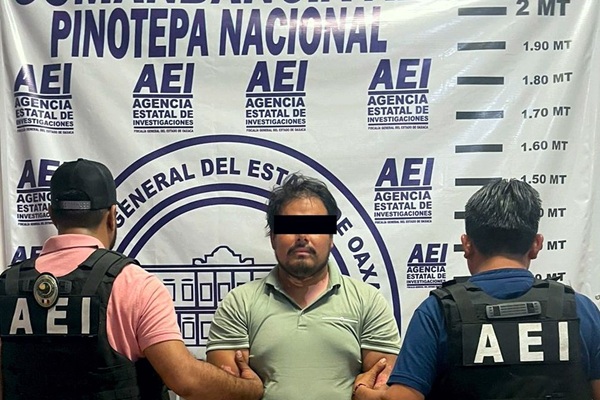 Fiscalía de Oaxaca colabora con Fiscalía de Puebla y detienen a un hombre por feminicidio cometido en San Andrés Cholula