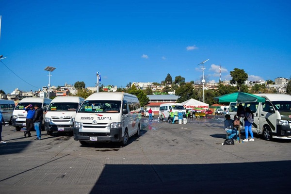 Transporte Público en Tlaxcala amaga con movilizaciones y paros del 15 al 30 de enero ante abusos de la SMyT