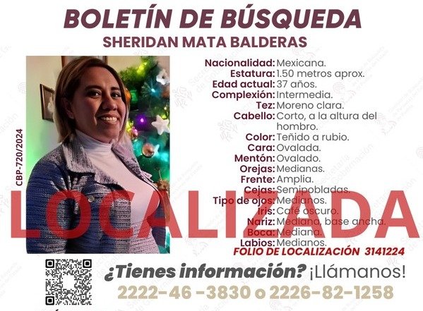 Localizan con vida a Sheridan Mata en CDMX; familia de activista asegura que FGE Puebla no intervino 