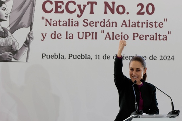 Claudia Sheinbaum estará en Huauchinango, Puebla, el 4 de enero