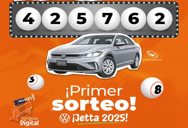 Este fue el folio ganador de un Jetta en el 1er Sorteo del Pago Anual Anticipado de Agua de Puebla