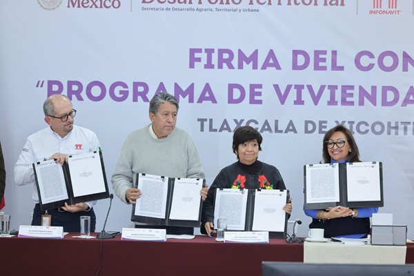 Gobierno de Tlaxcala implementará esquema de peso a peso para comprar terrenos para el programa “Vivienda para el Bienestar”