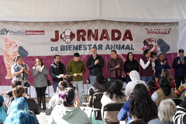 Impulsa Ayuntamiento de Puebla jornada de bienestar animal en la colonia Revolución Mexicana