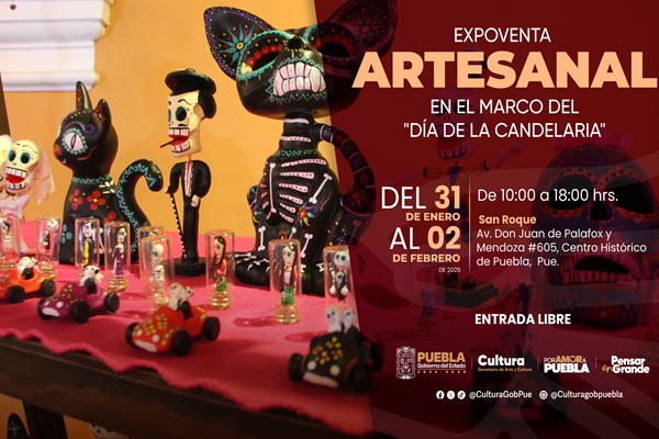 No te pierdas la expoventa artesanal, del 31 al 2 de febrero en el Centro Cultural “San Roque”