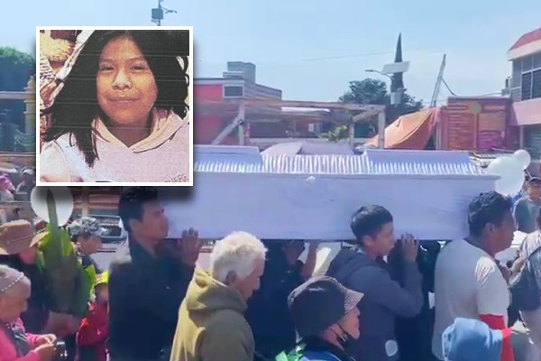 Sepultan a la niña Génesis Mei Ling en el panteón de El Alto de Cuautlancingo; su feminicida sigue prófugo